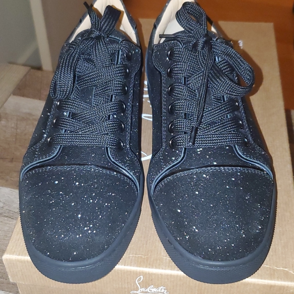 CHRISTIAN LOUBOUTIN SHIMMER SNEAKER - PRISTINE!!!